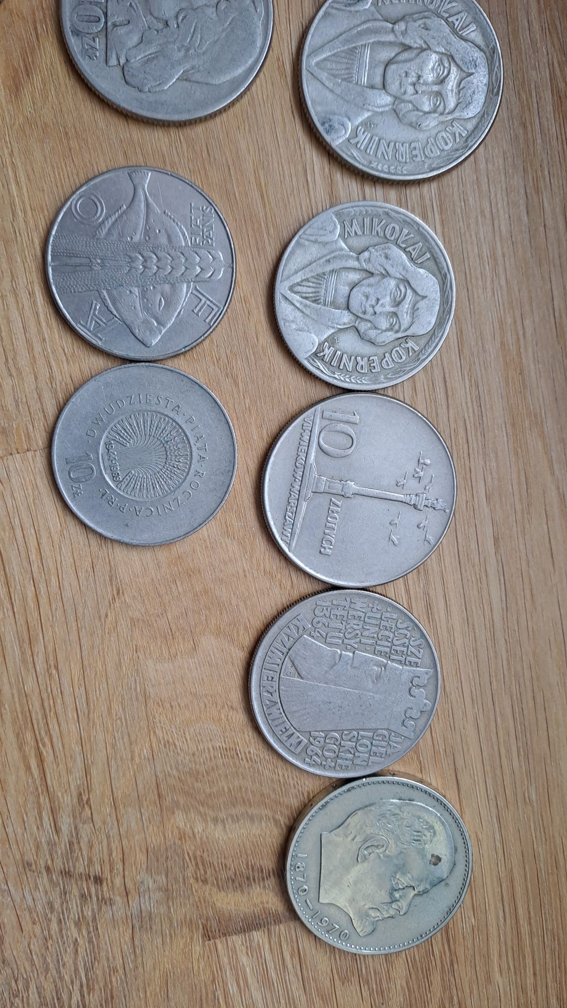 Sprzedam monety widoczne na zdjeciaciach polskie prl plus srebrne.