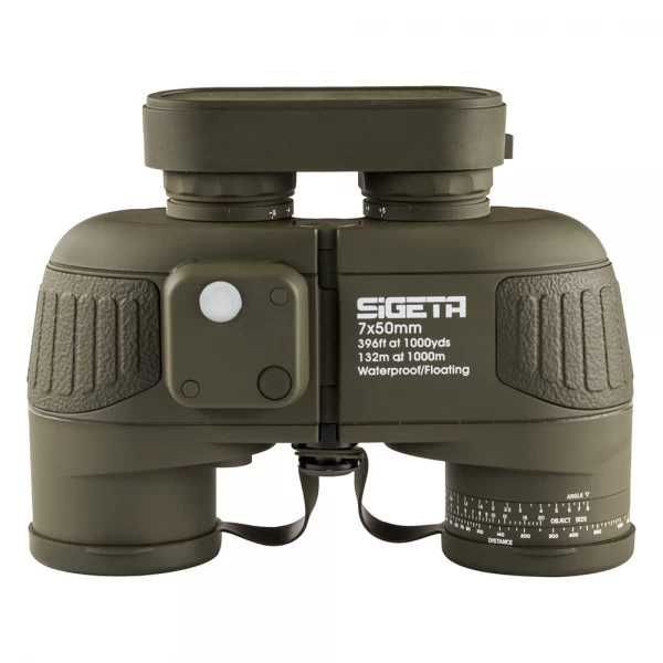 Бинокль Sigeta Admiral 7x50 Military Floating/Compass/Reticle (65810)