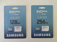 Карта пам'яті microsdXC Samsung Evo plus 128 gb, 256 gb Оригінал