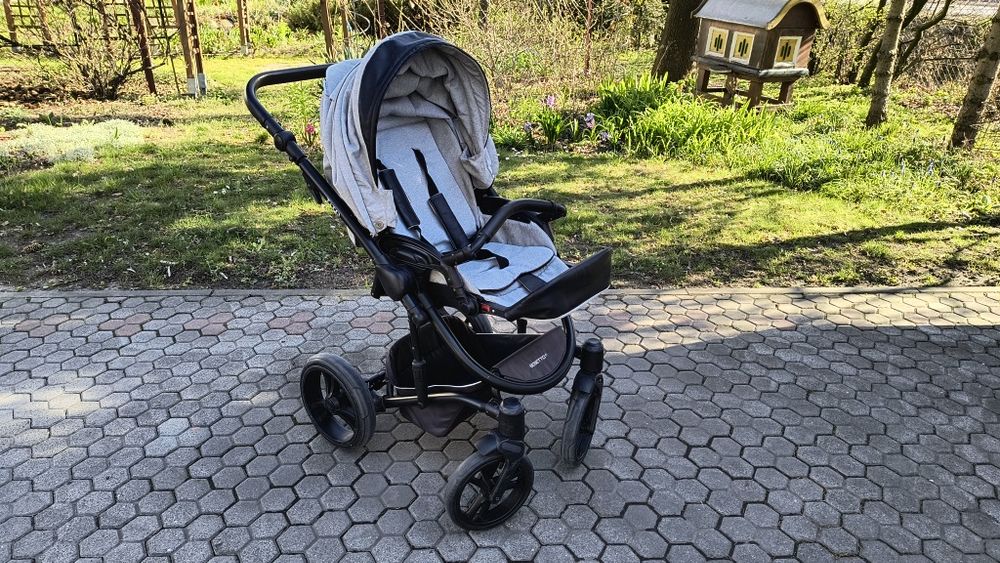 Bebetto Tito wózek 2w1 gondola + spacerówka