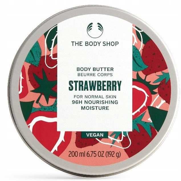 Wegańskie masło do ciała The Body Shop Strawberry 50 ml VEGAN