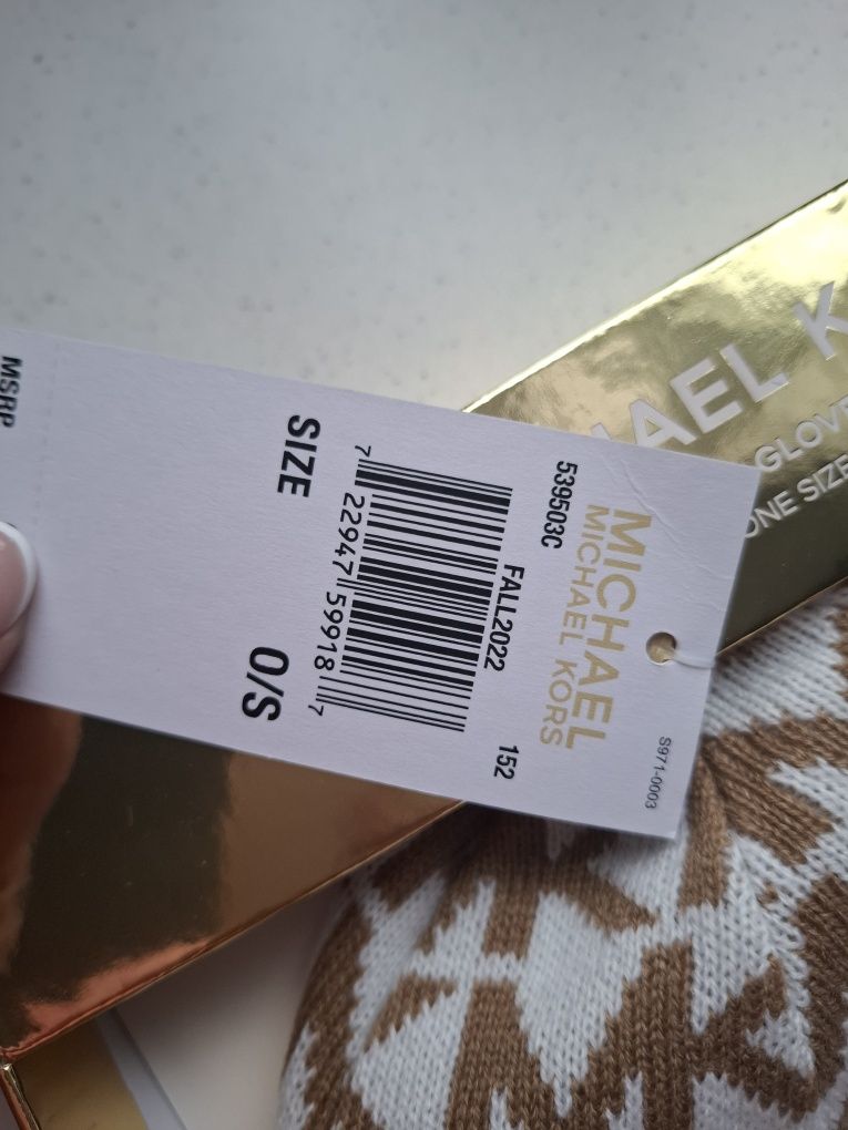 Zestaw czapka + rękawiczki Michael Kors