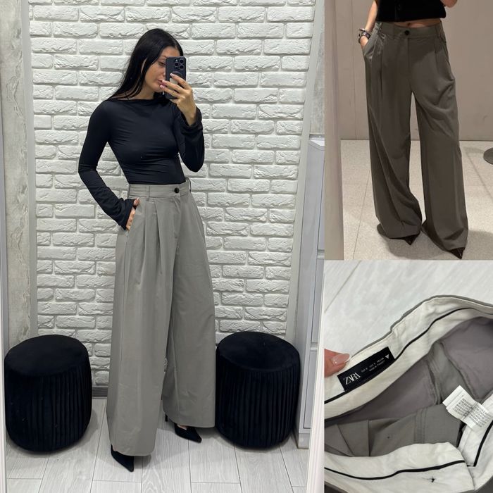 Широкі брюки zara