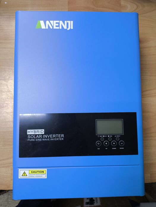 Гібридний інвертор Anenji ANJ-6200-48V-WIFI, 120A MPPT з чистою синус