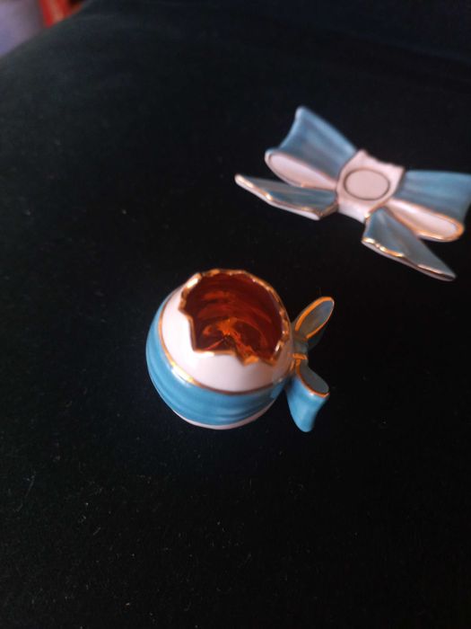 Vintage Copo de Ovo (Páscoa) de Porcelana - Pintado à mão