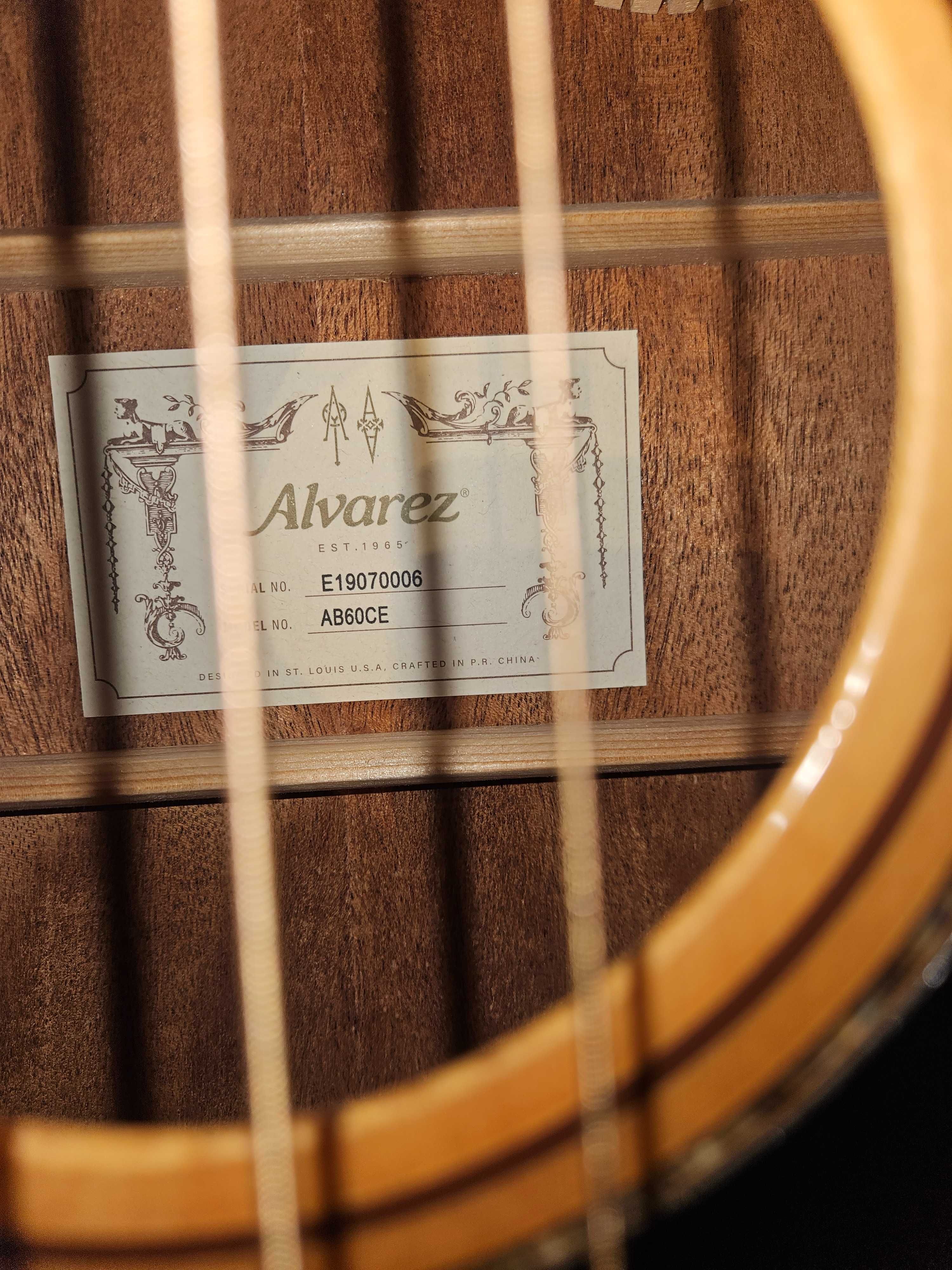 Gitara Basowa Elektroakustyczna Alvarez AB60CE