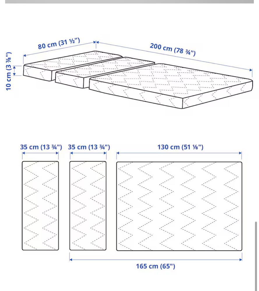Materac VIMSIG Ikea