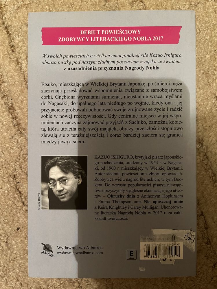 Kazuo Ishiguro- Poezja w kolorze sepii