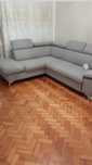 Sofá com chaise longue e cama