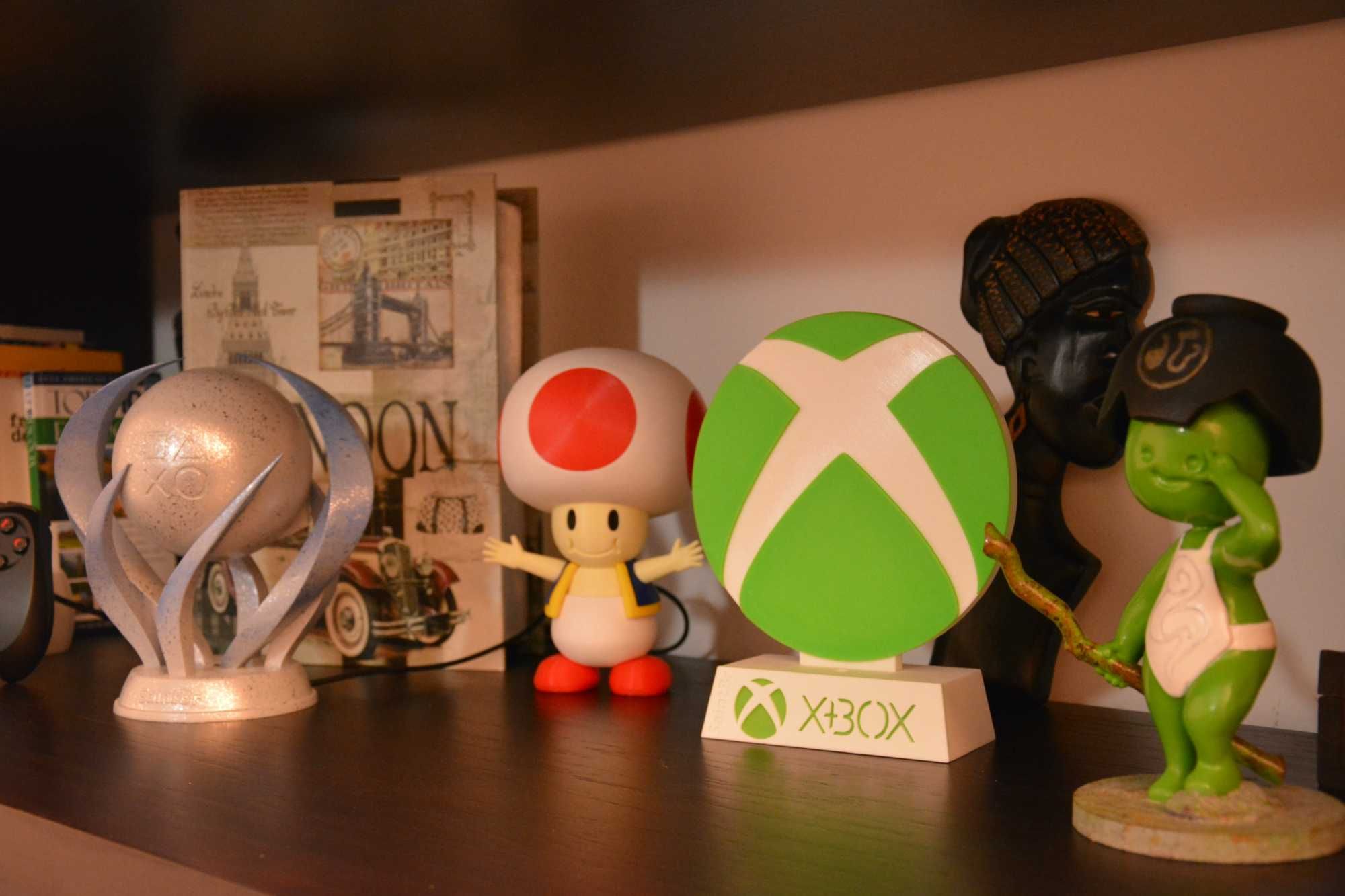 Xbox Troféu, logo decorativo com iluminação