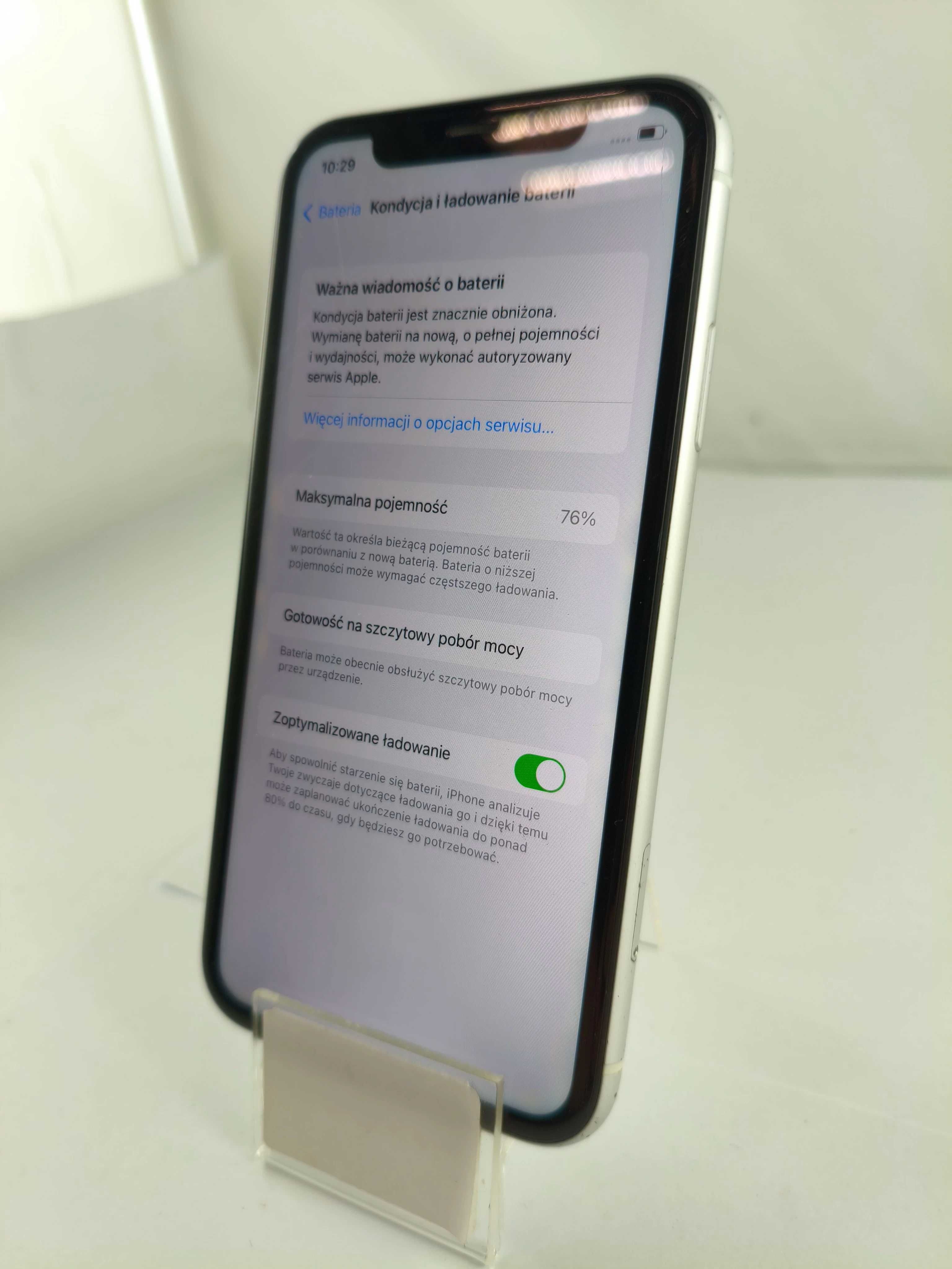 Telefon IPHONE XR 128 GB Bateria 76% OPIS