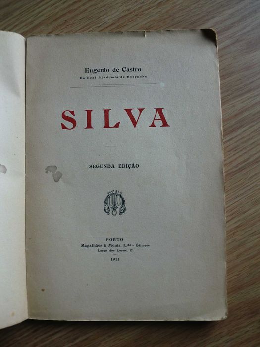 Silva de Eugénio de Castro - 1911