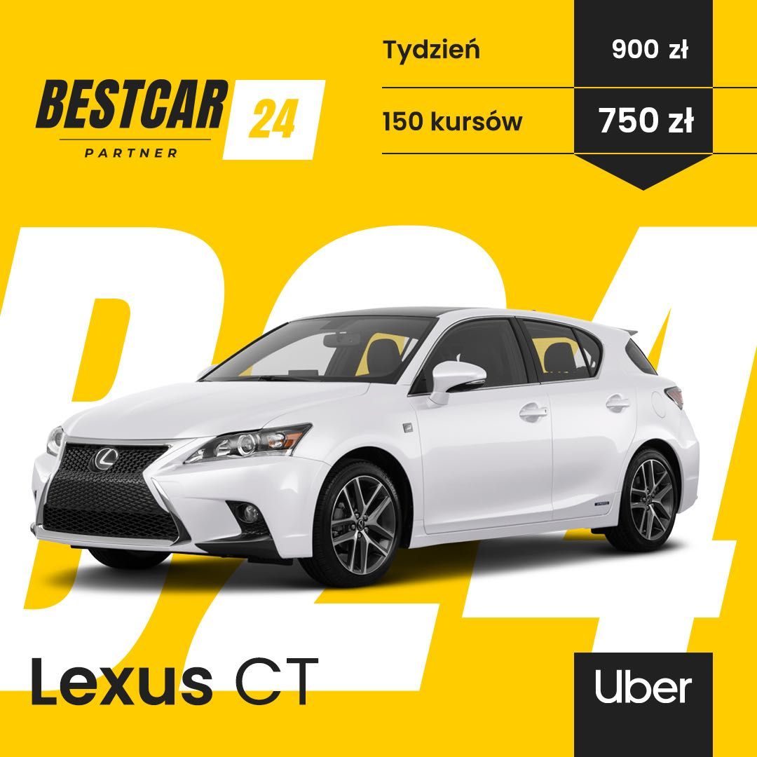 Toyota Corolla/CHR/Lexus/ Hybryda + LPG/ Uber/ 650 zł/ Fabia 350 zł