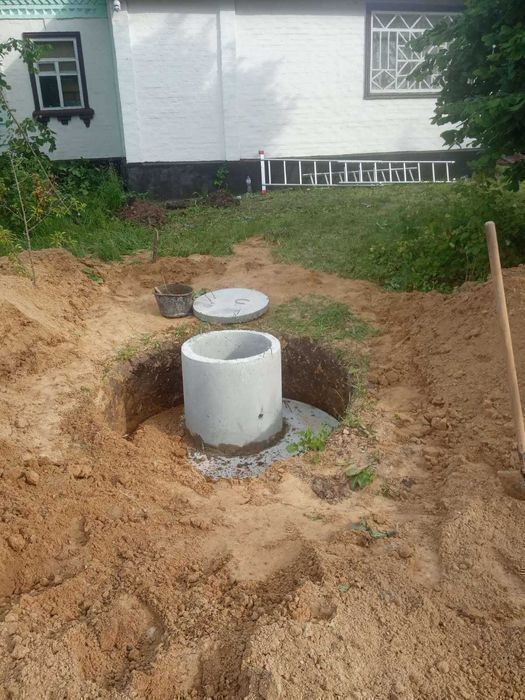 Вигрібна яма, септик | Бетонні кільця 2 м | Українка, Обухів, Підгірці