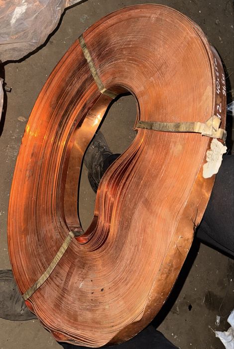 Медная полоса 40*1.5 М2