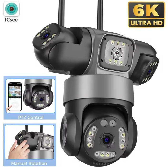 Найкраща Wi-Fi IP камера 15МР для охорони дому ICSEE