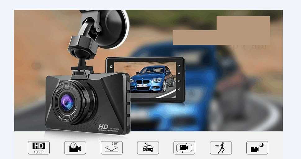 Kamera Samochodowa CHORTAU B-T11 1080P FULL HD 170° Czujnik G Pętla