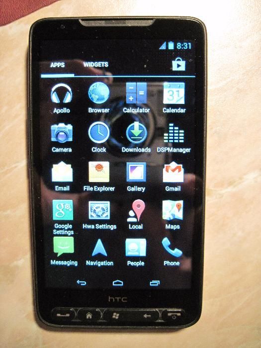 Экран/дисплей для HTC T8585 HD2/EVO 4G; LQ043Y1DX01 ; Оригинал