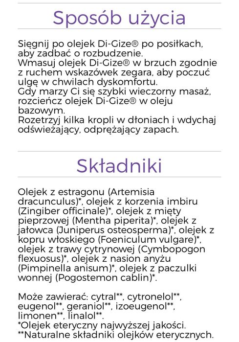 Di Gize olejek eteryczny 15ml Young Living nowy