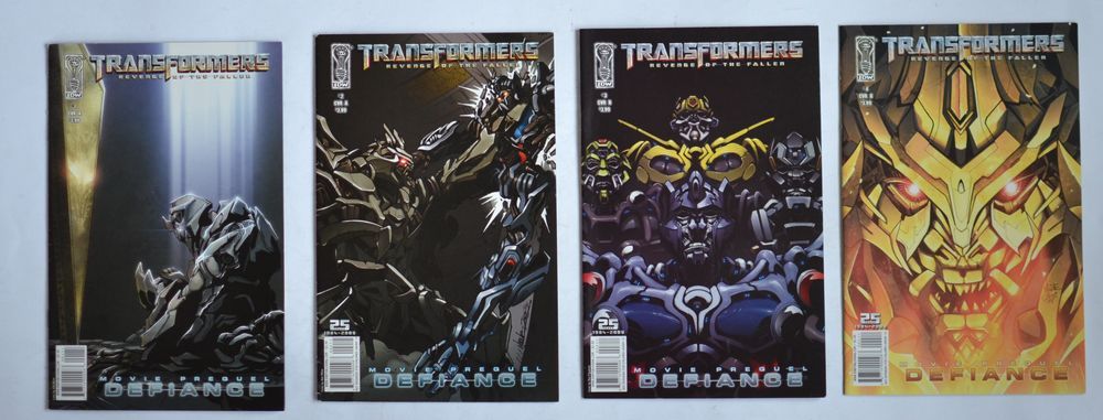 Transformers Movie Prequel Defiance 2009 IDW Komiksy