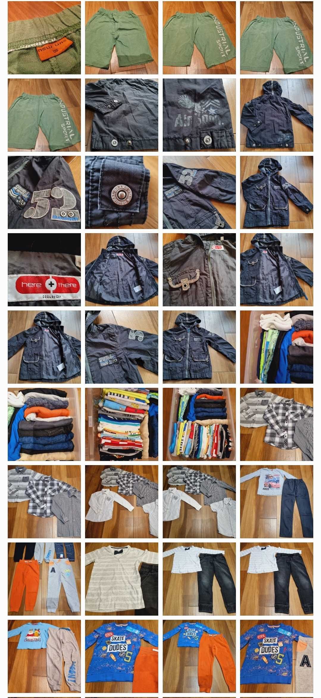 Paka zestaw paczka R 128 chłopiec 10 szt min