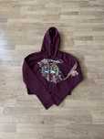 Bordowa bluza ed hardy