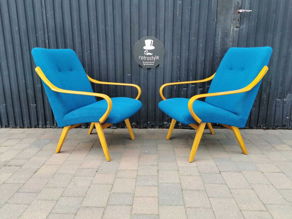 Fotel JITONA Sobeslav, proj. J. Šmídek, Czechosłowacja '60, PRL Design