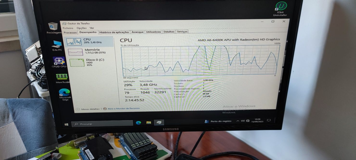 Motherboard MSI A68HM-P33 V2 (Socket FM2+) + CPU