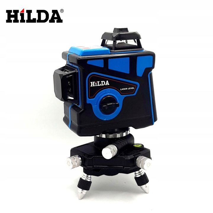 Hilda Poziomica 3d 12 Linii Laser Krzyżowy Samopoziomujący Niwelator T