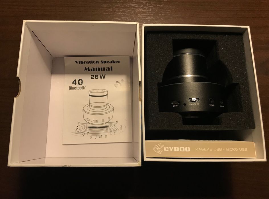 Віброколонка Bluetooth Adin 26w / вібродинамик