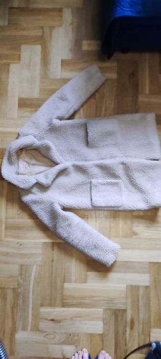 Płaszcz zimowy z futerka dla dziewczynki