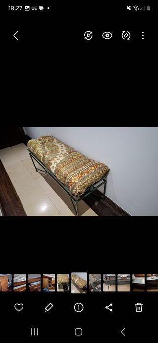 Banco de corredor ou pés da cama