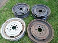 Sprzedam komplet felg kół maluch fiat 126p