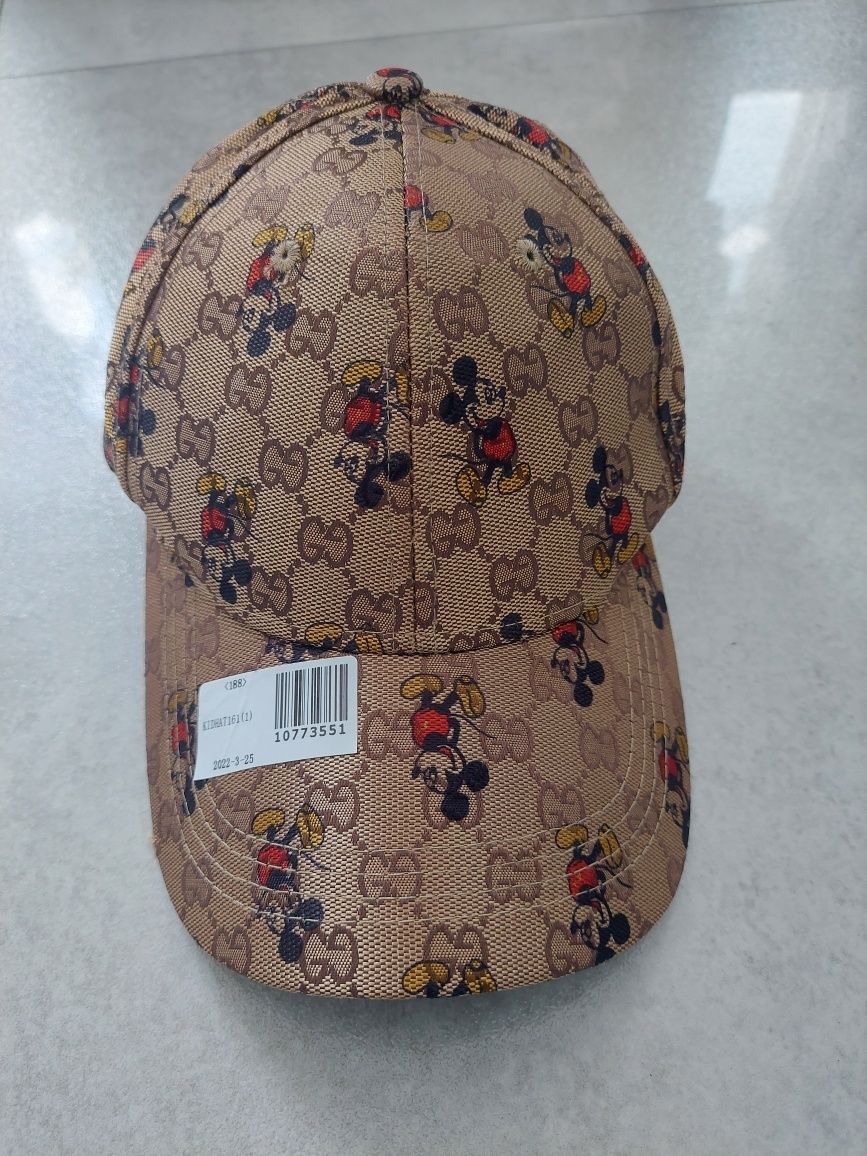 Nowa czapka z daszkiem GG myszka Mickey MIKI regulowana z tyłu głowy
