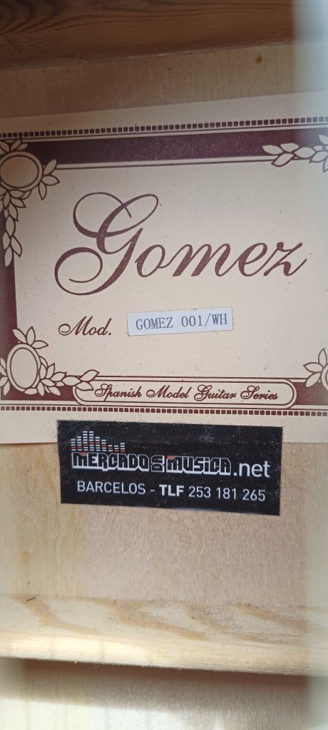 Guitarra Gomes , spanish