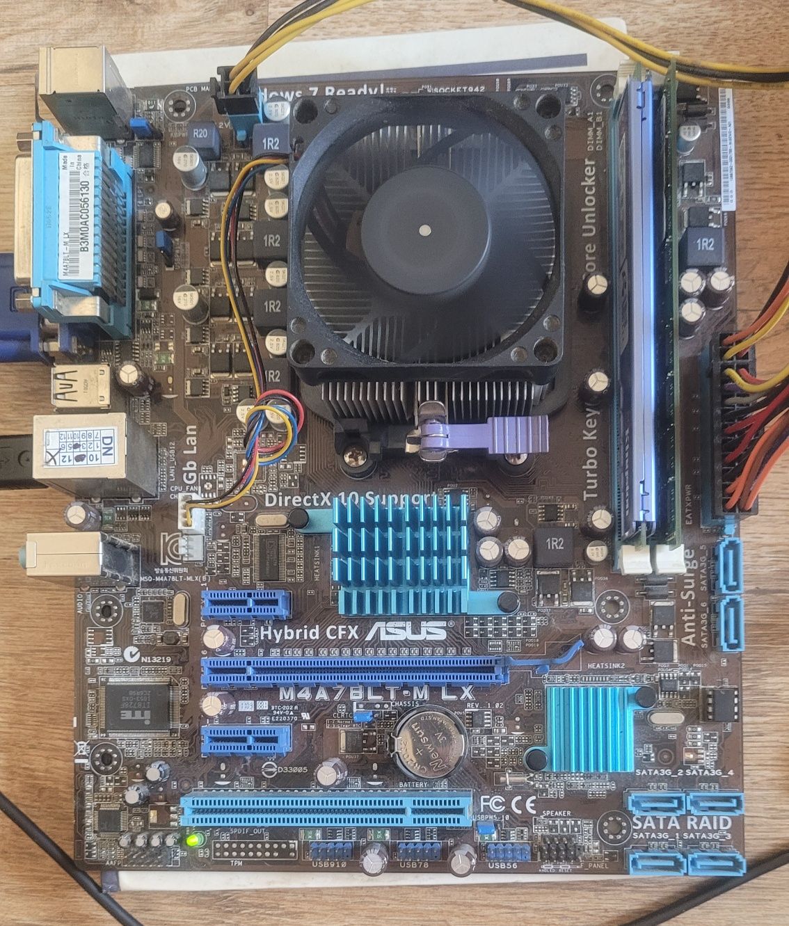 Комплект Phenom II X4 840 / Asus M4A78LT-M / 4 Gb