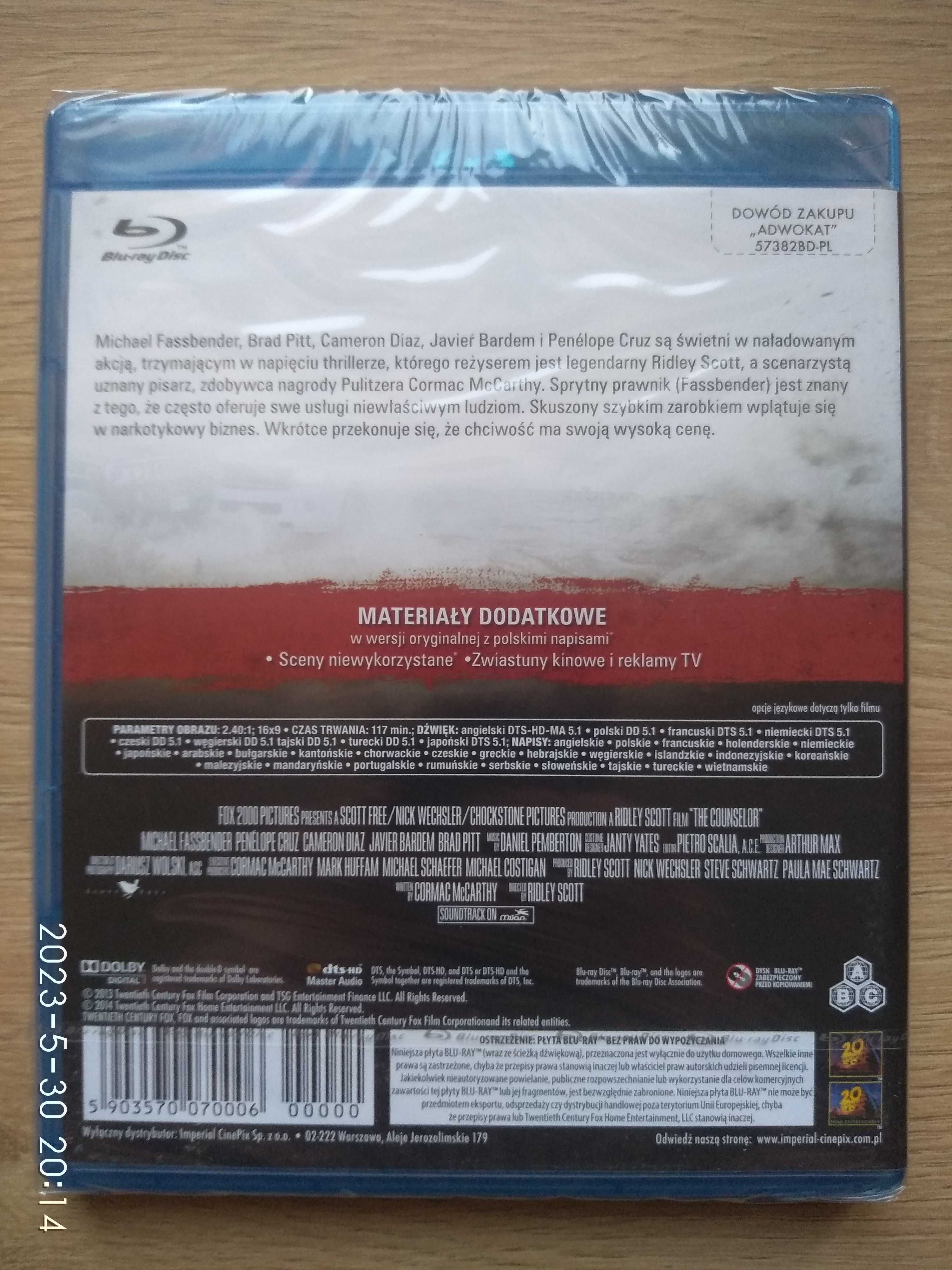 Adwokat blu ray polski lektor i polskie napisy wysyłka gratis