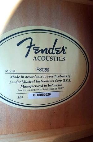 Guitarra acústica Fender ESC80