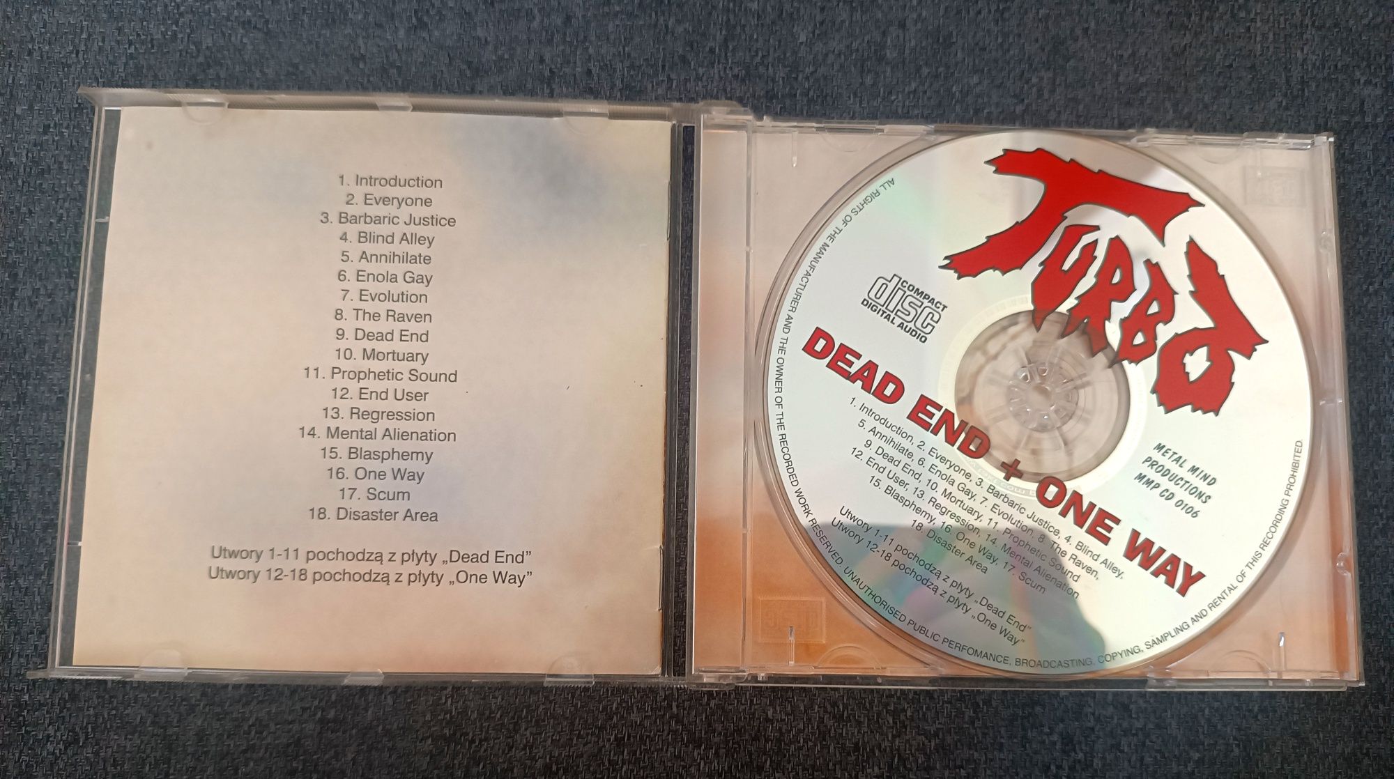 Turbo Dead End + One Way CD
