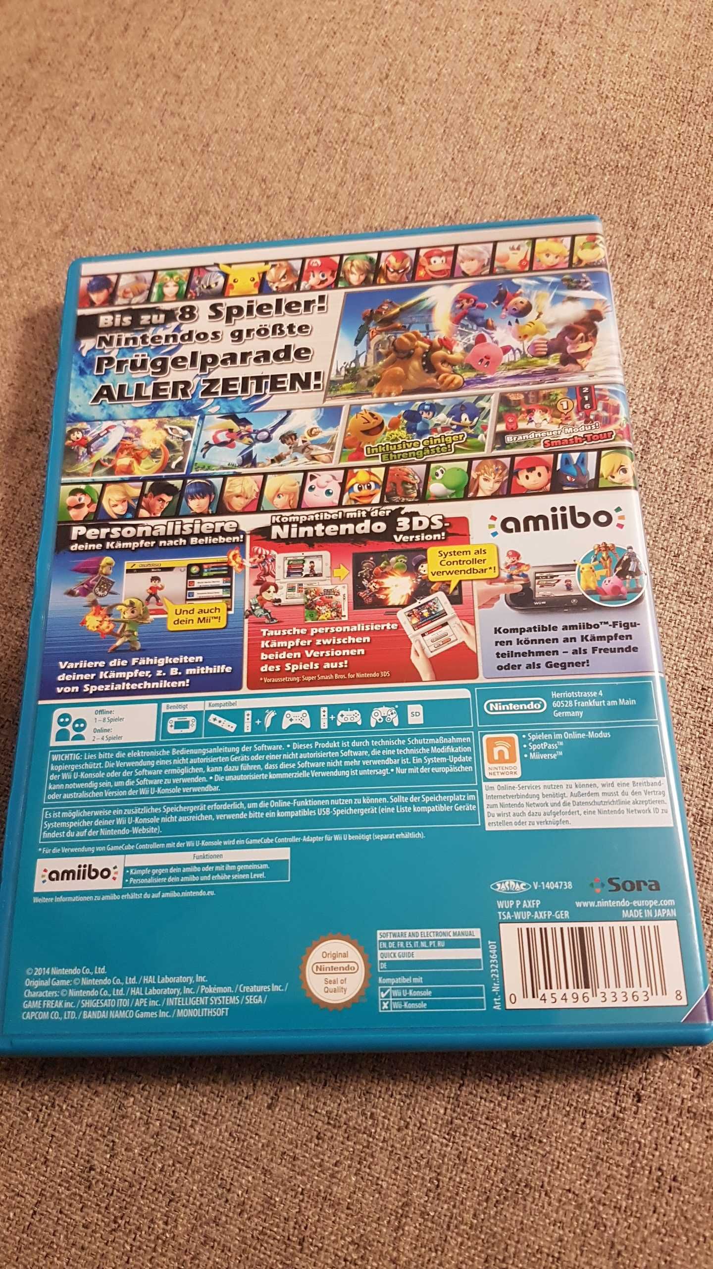 gra super smash bros nintendo wii u
