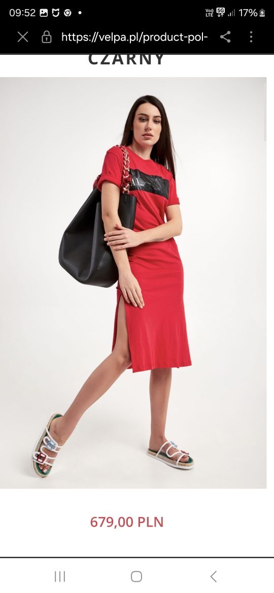 Torba Armani Exchange piękna wstążka