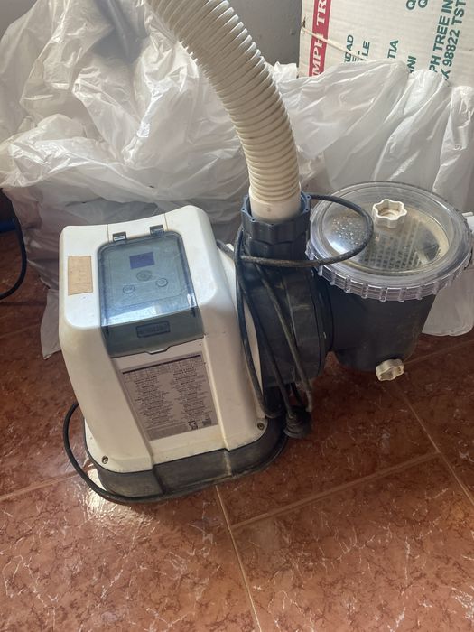 Bomba e filtro de areia para piscina