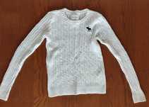 Sweter sweterek Abercrombie Kids 10 lat warkocze