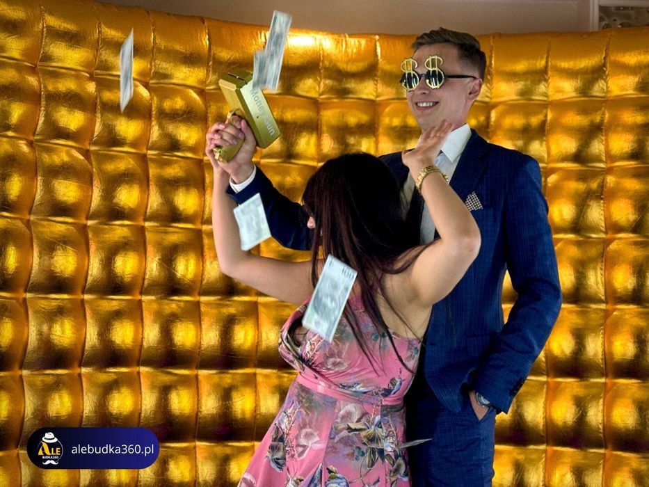 Fotobudka 360 | Złota Ścianka VIP | Fontanna Iskier | Wideobudka | HIT