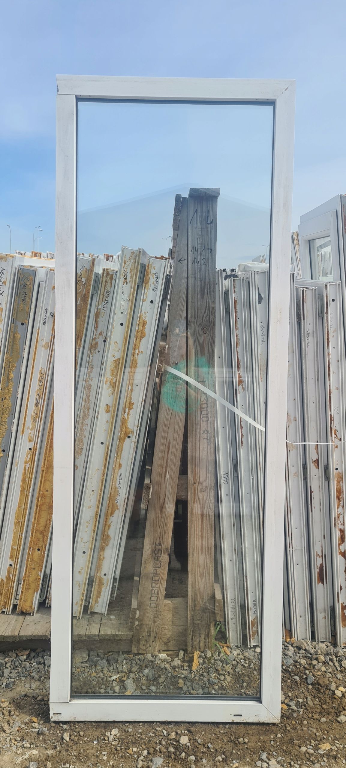 OKNA Używane 75x205 OKNO Fix KacprzaK Plastikowe PCV Lider Okna OLX