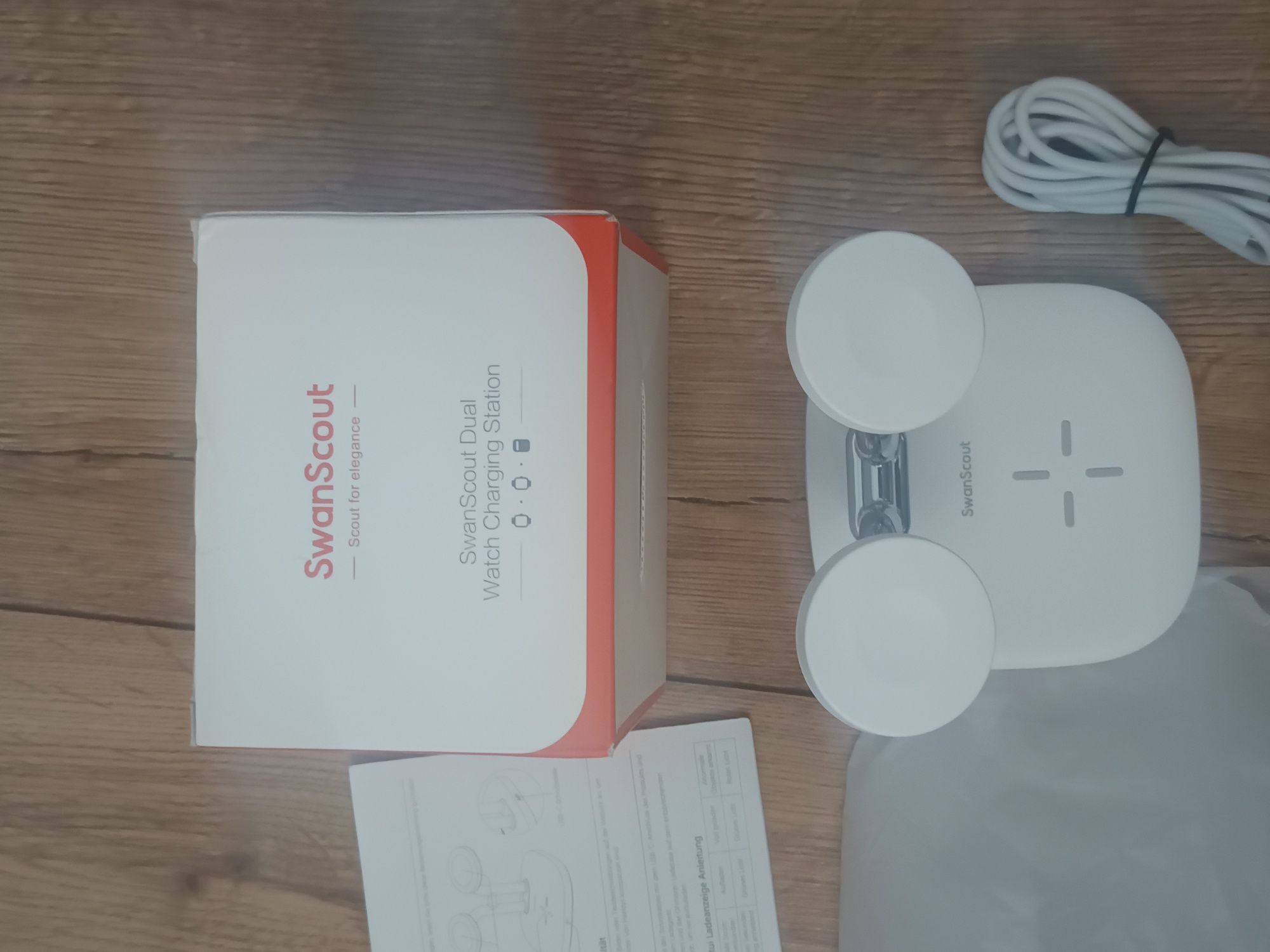 SwanScout Stacja ładująca do Dwóch Zegarków