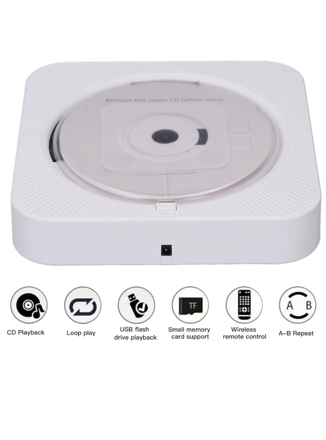 Przenośny Odtwarzacz CD z Bluetooth, Stacjonarny Odtwarzacz CD