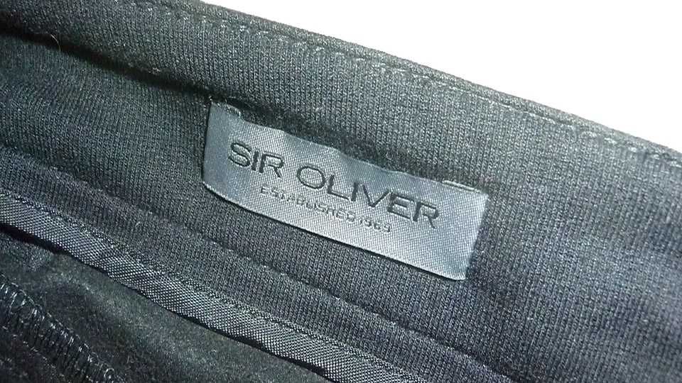 Spodnie s.Oliver czarne skórkowe r.36/38 extra nowe!!