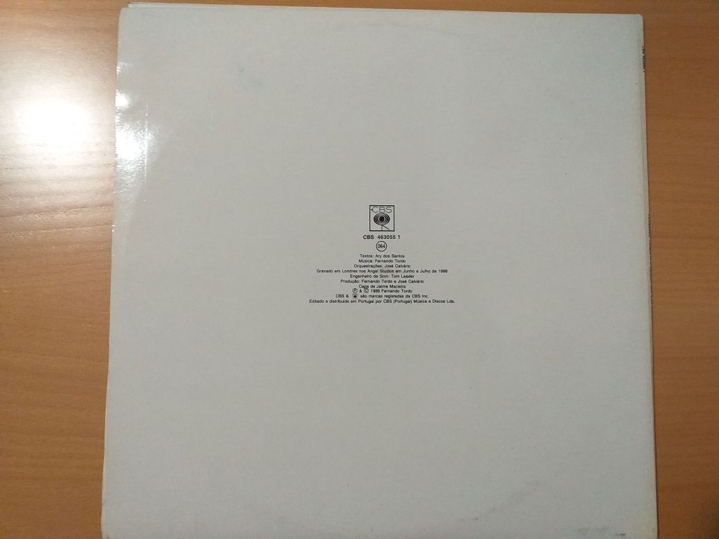 Vinil Fernando Tordo - O Menino Ary dos Santos