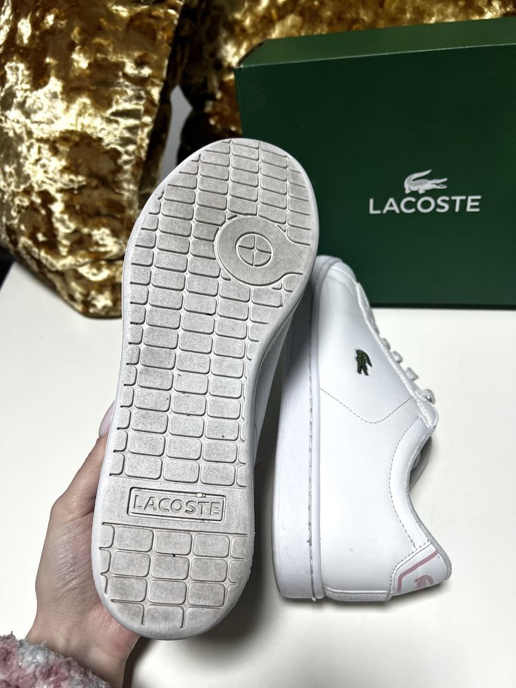 Z37. Lacoste biale trampki 39 skora damskie